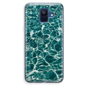 CaseCompany Weerkaatsing water: Samsung Galaxy A6 (2018) Transparant Hoesje