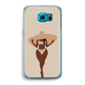 CaseCompany Let's get salty: Samsung Galaxy S6 Transparant Hoesje