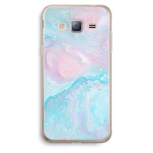CaseCompany Fantasie pastel: Samsung Galaxy J3 (2016) Transparant Hoesje