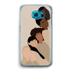 CaseCompany Sweet creatures: Samsung Galaxy S6 Transparant Hoesje