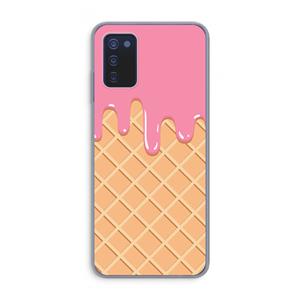 CaseCompany Ice cream: Samsung Galaxy A03s Transparant Hoesje