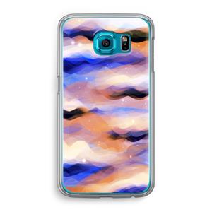 CaseCompany Donkere Wolken: Samsung Galaxy S6 Transparant Hoesje