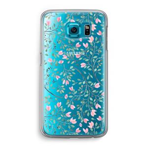 CaseCompany Sierlijke bloemen: Samsung Galaxy S6 Transparant Hoesje