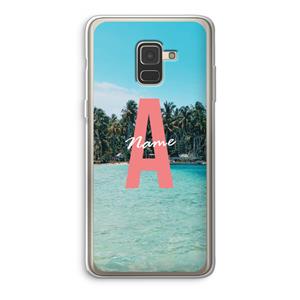CaseCompany Pacific Dream: Samsung Galaxy A8 (2018) Transparant Hoesje