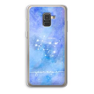 CaseCompany Sterrenbeeld - Licht: Samsung Galaxy A8 (2018) Transparant Hoesje
