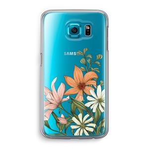 CaseCompany Floral bouquet: Samsung Galaxy S6 Transparant Hoesje