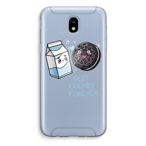 CaseCompany Best Friend Forever: Samsung Galaxy J5 (2017) Transparant Hoesje