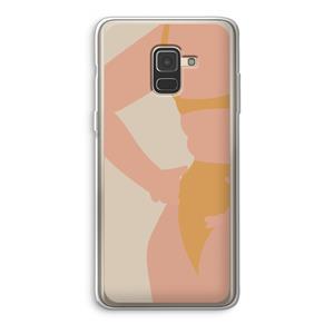 CaseCompany Bikini body: Samsung Galaxy A8 (2018) Transparant Hoesje
