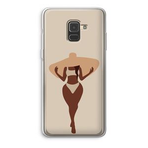 CaseCompany Let's get salty: Samsung Galaxy A8 (2018) Transparant Hoesje