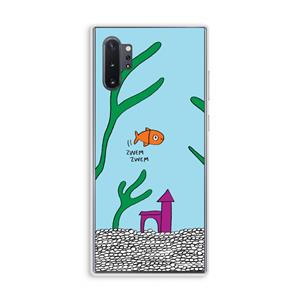 CaseCompany Aquarium: Samsung Galaxy Note 10 Plus Transparant Hoesje