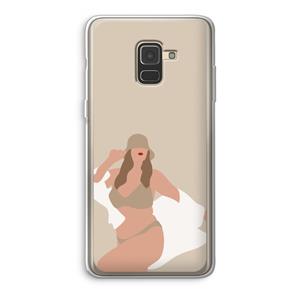 CaseCompany One of a kind: Samsung Galaxy A8 (2018) Transparant Hoesje