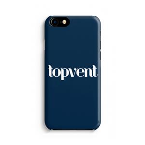 CaseCompany Topvent Navy: iPhone 8 Volledig Geprint Hoesje