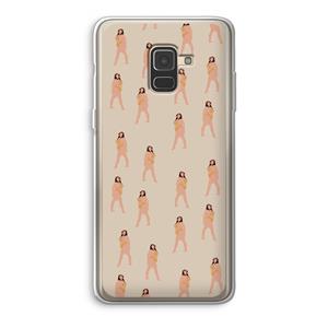 CaseCompany You're so golden: Samsung Galaxy A8 (2018) Transparant Hoesje
