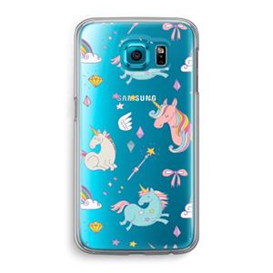 CaseCompany Fantasiewereld: Samsung Galaxy S6 Transparant Hoesje