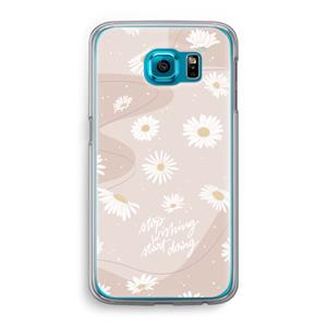 CaseCompany Daydreaming becomes reality: Samsung Galaxy S6 Transparant Hoesje