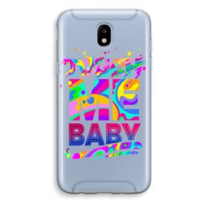 CaseCompany Touch Me: Samsung Galaxy J5 (2017) Transparant Hoesje