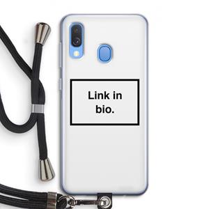 CaseCompany Link in bio: Samsung Galaxy A40 Transparant Hoesje met koord