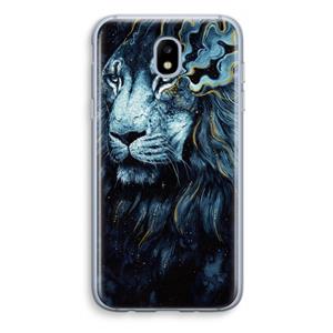 CaseCompany Darkness Lion: Samsung Galaxy J5 (2017) Transparant Hoesje