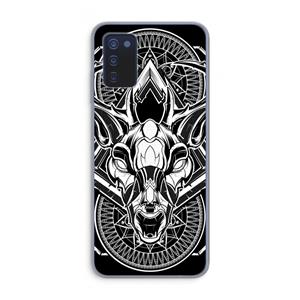 CaseCompany Oh Deer: Samsung Galaxy A03s Transparant Hoesje