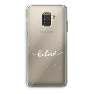 CaseCompany Be(e) kind: Samsung Galaxy A8 (2018) Transparant Hoesje