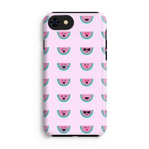 CaseCompany Smiley watermeloenprint: iPhone SE 2020 Tough Case