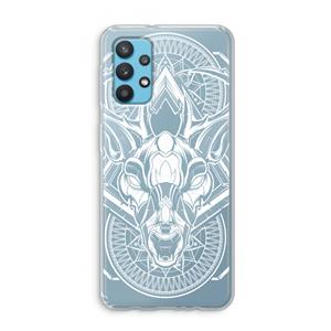 CaseCompany Oh Deer: Samsung Galaxy A32 4G Transparant Hoesje
