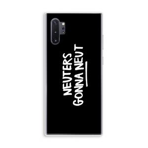 CaseCompany Neuters (zwart): Samsung Galaxy Note 10 Plus Transparant Hoesje