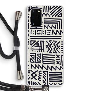 CaseCompany Marrakech print: Samsung Galaxy S20 Plus Transparant Hoesje met koord