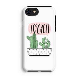CaseCompany I love cacti: iPhone SE 2020 Tough Case