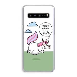 CaseCompany Unicorn: Samsung Galaxy S10 5G Transparant Hoesje