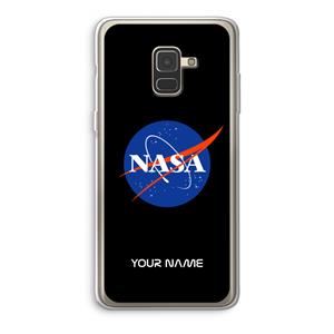 CaseCompany NASA: Samsung Galaxy A8 (2018) Transparant Hoesje