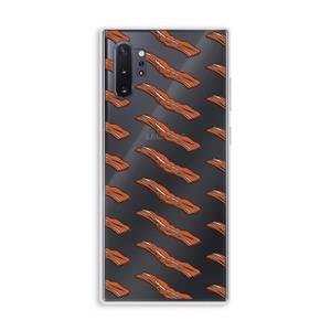 CaseCompany Bacon to my eggs #2: Samsung Galaxy Note 10 Plus Transparant Hoesje