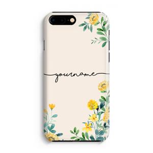 CaseCompany Gele bloemen: iPhone 8 Plus Volledig Geprint Hoesje