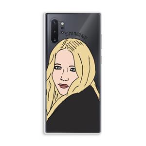CaseCompany Mary Kate: Samsung Galaxy Note 10 Plus Transparant Hoesje