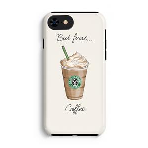 CaseCompany But first coffee: iPhone SE 2020 Tough Case