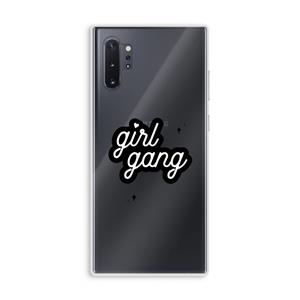 CaseCompany Girl Gang: Samsung Galaxy Note 10 Plus Transparant Hoesje