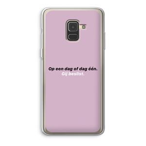 CaseCompany gij beslist: Samsung Galaxy A8 (2018) Transparant Hoesje