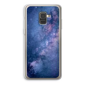 CaseCompany Nebula: Samsung Galaxy A8 (2018) Transparant Hoesje