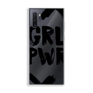 CaseCompany Girl Power #2: Samsung Galaxy Note 10 Plus Transparant Hoesje