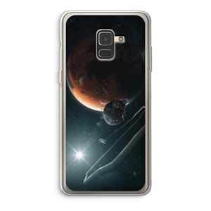 CaseCompany Mars Renaissance: Samsung Galaxy A8 (2018) Transparant Hoesje