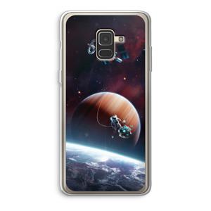 CaseCompany Examiner: Samsung Galaxy A8 (2018) Transparant Hoesje