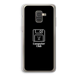 CaseCompany Hello: Samsung Galaxy A8 (2018) Transparant Hoesje