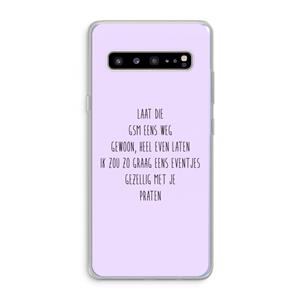 CaseCompany GSM: Samsung Galaxy S10 5G Transparant Hoesje