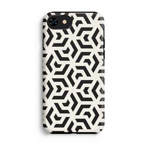 CaseCompany Crazy pattern: iPhone SE 2020 Tough Case