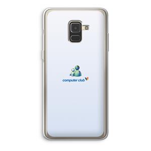 CaseCompany MSN: Samsung Galaxy A8 (2018) Transparant Hoesje
