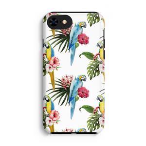 CaseCompany Kleurrijke papegaaien: iPhone SE 2020 Tough Case