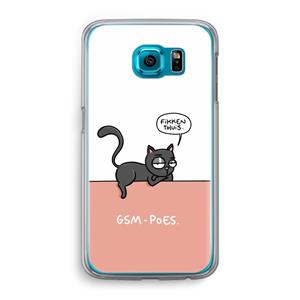 CaseCompany GSM poes: Samsung Galaxy S6 Transparant Hoesje