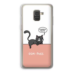 CaseCompany GSM poes: Samsung Galaxy A8 (2018) Transparant Hoesje