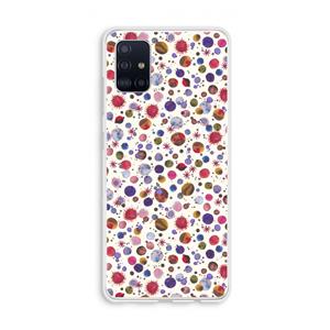 CaseCompany Planets Space: Galaxy A51 4G Transparant Hoesje