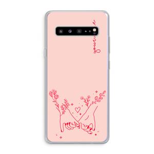CaseCompany Best Friends: Samsung Galaxy S10 5G Transparant Hoesje